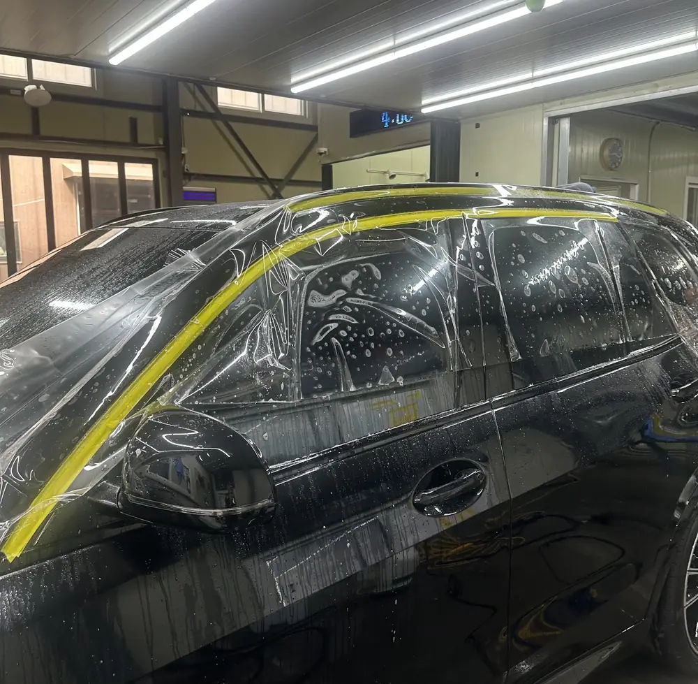 BMW X5 M60i 전체 PPF 시공 중